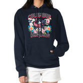 Columbus Blue Jackets G-III 4Her by Carl Banks Women's Flower Logo Pullover Hoodie - NHL Hoodies
