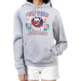 New York Islanders G-III 4Her by Carl Banks Women's Flower Logo Pullover Hoodie - NHL Hoodies