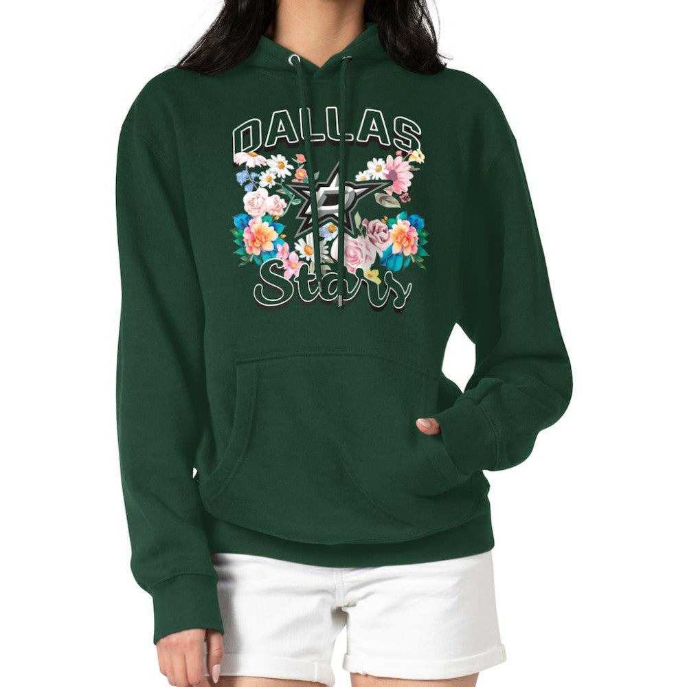 Dallas Stars G-III 4Her by Carl Banks Women's Flower Logo Pullover Hoodie - NHL Hoodies