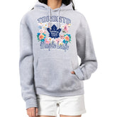 Toronto Maple Leafs G-III 4Her by Carl Banks Women's Flower Logo Pullover Hoodie - NHL Hoodies