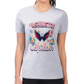 Washington Capitals G-III 4Her by Carl Banks Women's Super-Slim Fit Lightweight Flower Logo T-Shirt - NHL T-shirts