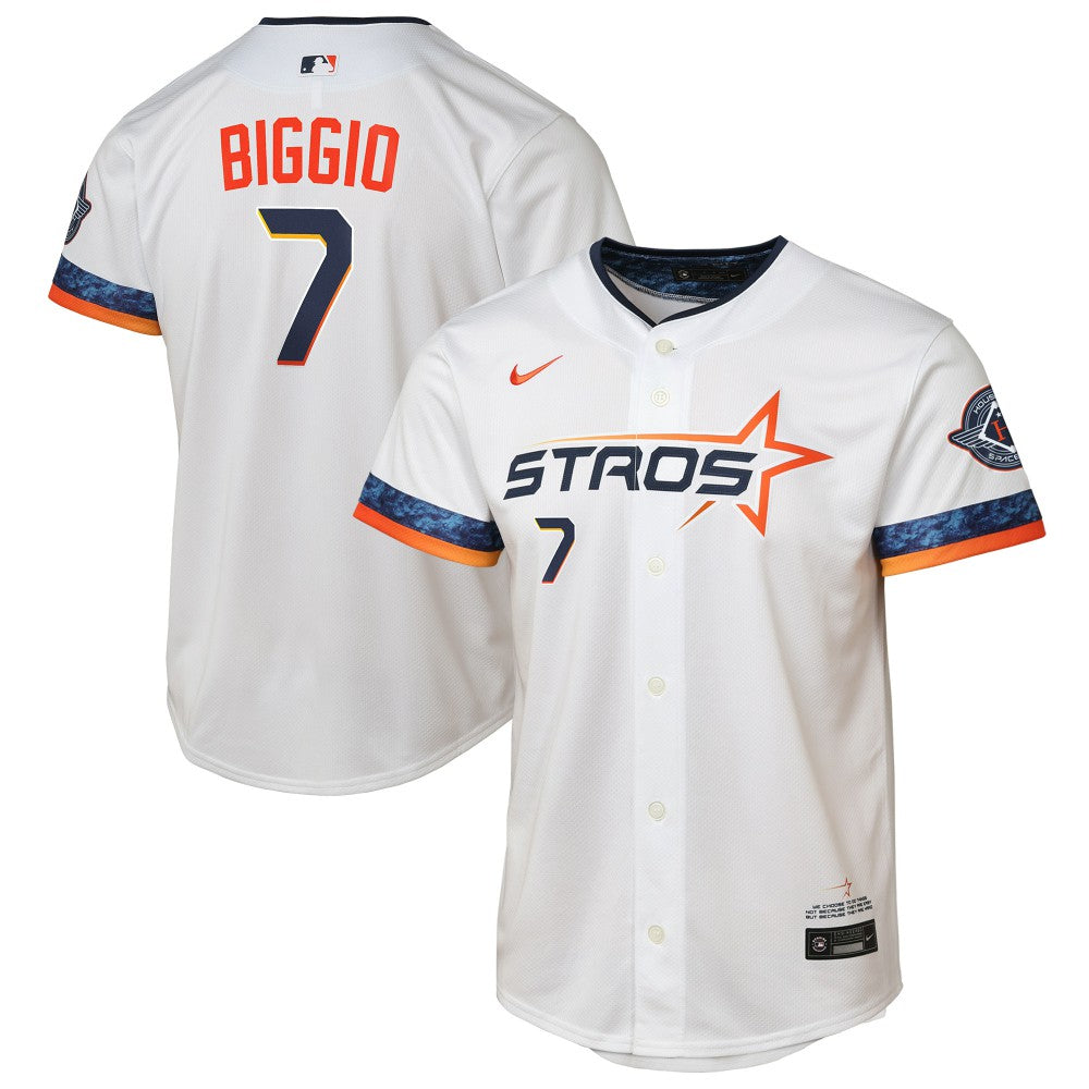 Craig Biggio Houston Astros Nike Youth 2025 City Connect Limited Player Jersey - MLB Jerseys