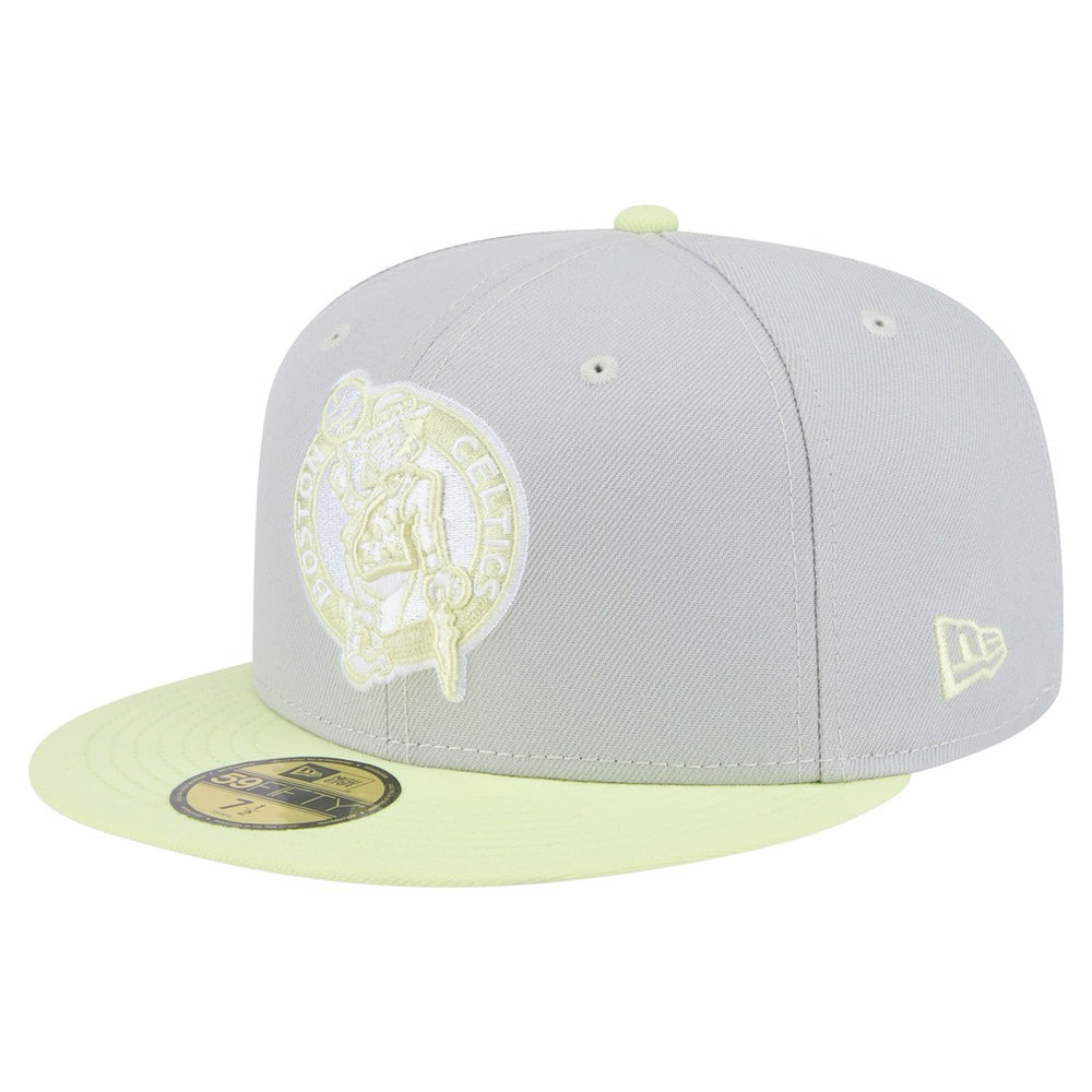 Gray/Green Boston Celtics Color Pack 2-Tone 59FIFTY Fitted Hat | NBA