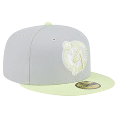 Gray/Green Boston Celtics Color Pack 2-Tone 59FIFTY Fitted Hat | NBA