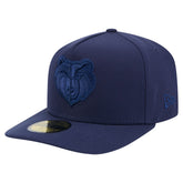 Navy Memphis Grizzlies Colorpack A-Frame Pinch Front 59FIFTY Fitted Hat | NBA