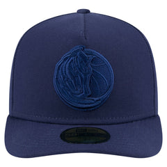 Navy Dallas Mavericks Colorpack A-Frame Pinch Front 59FIFTY Fitted Hat sale | NBA