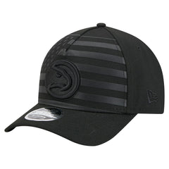 Black Atlanta Hawks Game Day Flag A-Frame 9FORTY Adjustable Hat | NBA