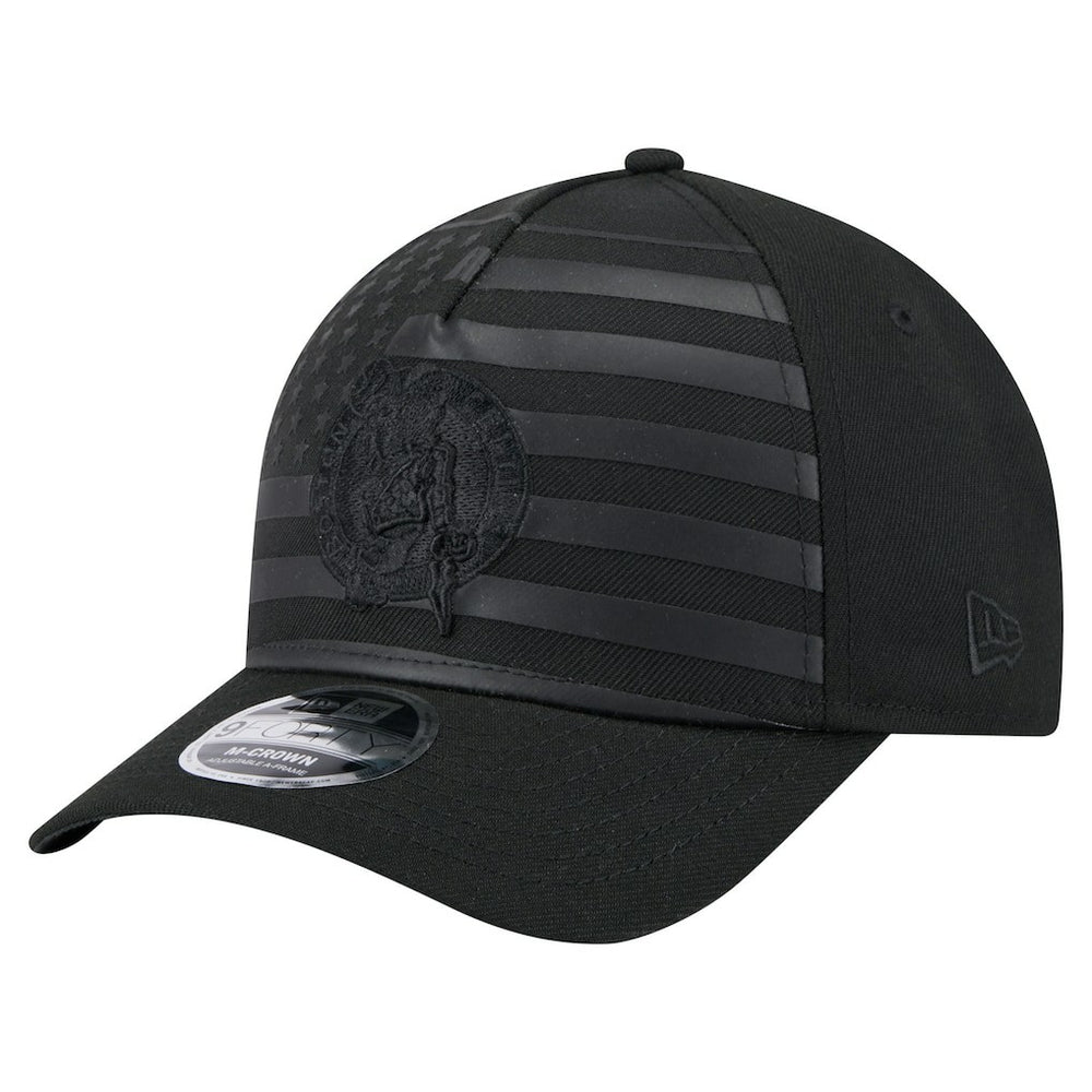 Black Boston Celtics Game Day Flag A-Frame 9FORTY Adjustable Hat | NBA