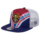 Navy/Red Denver Nuggets Throwback Dye Golfer Snapback Hat sale | NBA