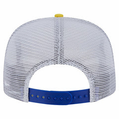 Royal/Gold Golden State Warriors Throwback Dye Golfer Snapback Hat sale | NBA