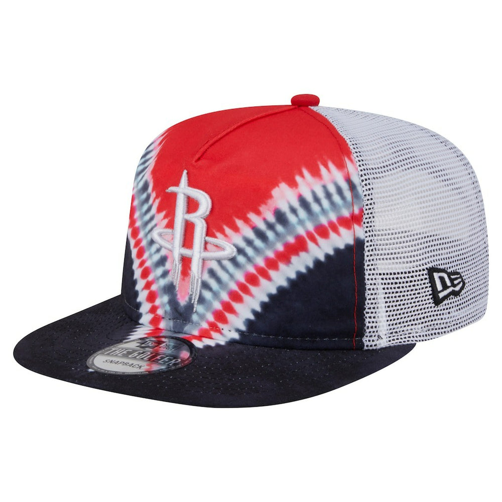 Black/Red Houston Rockets Throwback Dye Golfer Snapback Hat sale | NBA