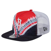 Black/Red Houston Rockets Throwback Dye Golfer Snapback Hat sale | NBA
