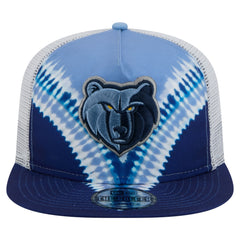 Navy/Light Blue Memphis Grizzlies Throwback Dye Golfer Snapback Hat | NBA