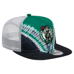 Black/Kelly Green Boston Celtics Throwback Dye Golfer Snapback Hat | NBA