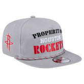Gray Houston Rockets Throwback Property Of Golfer Snapback Hat sale | NBA