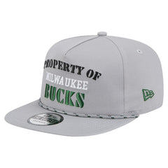 Gray Milwaukee Bucks Throwback Property Of Golfer Snapback Hat | NBA