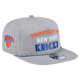 Gray New York Knicks Throwback Property Of Golfer Snapback Hat | NBA