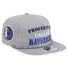 Gray Dallas Mavericks Throwback Property Of Golfer Snapback Hat sale | NBA