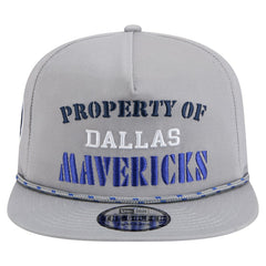 Gray Dallas Mavericks Throwback Property Of Golfer Snapback Hat sale | NBA