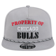 Gray Chicago Bulls Throwback Property Of Golfer Snapback Hat | NBA