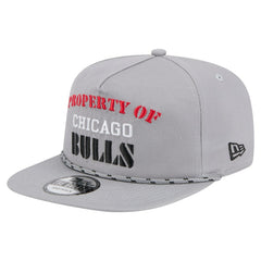 Gray Chicago Bulls Throwback Property Of Golfer Snapback Hat | NBA