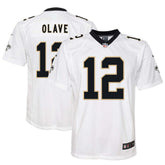 New Orleans Saints Chris Olave Youth Game Jersey | NFL Hot