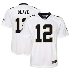 New Orleans Saints Chris Olave Youth Game Jersey | NFL Hot