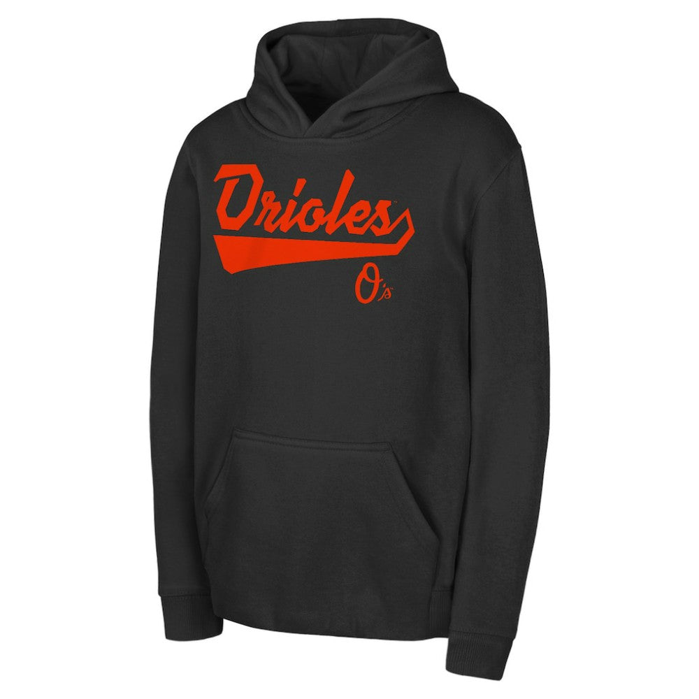 Baltimore Orioles Youth Tailor Made Fleece Pullover Hoodie - MLB Hoodies