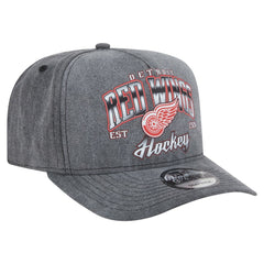 Detroit Red Wings New Era Throwback Washed A-Frame Pre-Curved 9FIFTY Snapback Hat - NHL Hats