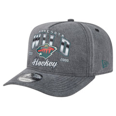 Minnesota Wild New Era Throwback Washed A-Frame Pre-Curved 9FIFTY Snapback Hat - NHL Hats
