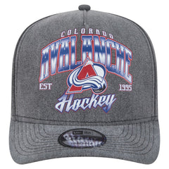 Colorado Avalanche New Era Throwback Washed A-Frame Pre-Curved 9FIFTY Snapback Hat - NHL Hats