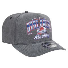 Colorado Avalanche New Era Throwback Washed A-Frame Pre-Curved 9FIFTY Snapback Hat - NHL Hats