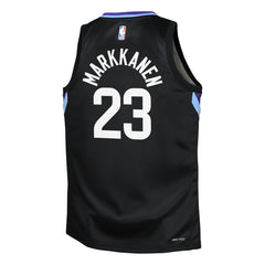 Black Lauri Markkanen Utah Jazz Jordan Brand Youth Swingman Jersey | NBA