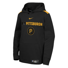 Pittsburgh Pirates Nike Youth City Connect Authentic Collection Performance Pullover Hoodie - MLB Hoodies