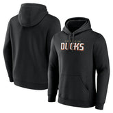 Anaheim Ducks Fanatics Wordmark Logo Fleece Pullover Hoodie - NHL Hoodies