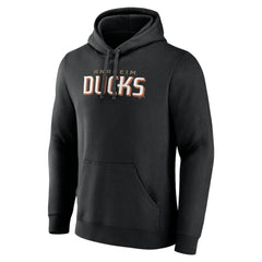 Anaheim Ducks Fanatics Wordmark Logo Fleece Pullover Hoodie - NHL Hoodies