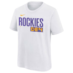 Colorado Rockies Nike Youth 2025 City Connect Wordmark T-Shirt - MLB T-shirts