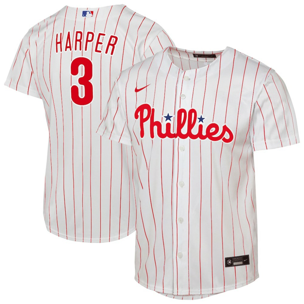 Bryce Harper Philadelphia Phillies Nike Youth Home Replica Player Jersey - MLB Jerseys