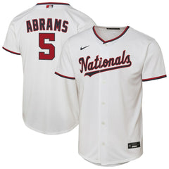 CJ Abrams Washington Nationals Nike Youth Home Replica Player Jersey - MLB Jerseys