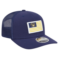 Milwaukee Brewers New Era Flag 9SEVENTY Stretch-Snap Hat - MLB Hats