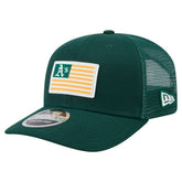 Athletics New Era Flag 9SEVENTY Stretch-Snap Hat - MLB Hats