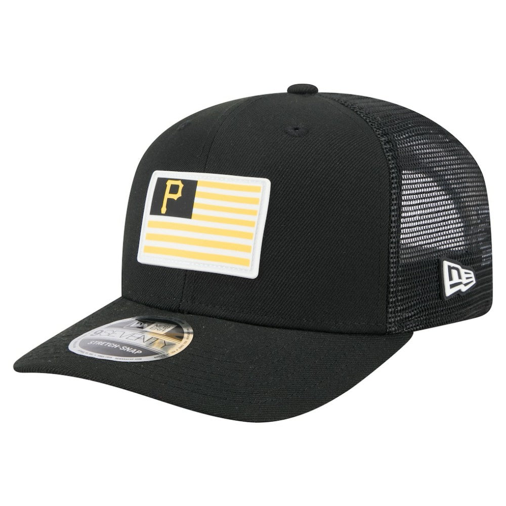 Pittsburgh Pirates New Era Flag 9SEVENTY Stretch-Snap Hat - MLB Hats