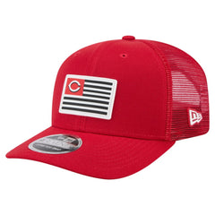 Cincinnati Reds New Era Flag 9SEVENTY Stretch-Snap Hat - MLB Hats