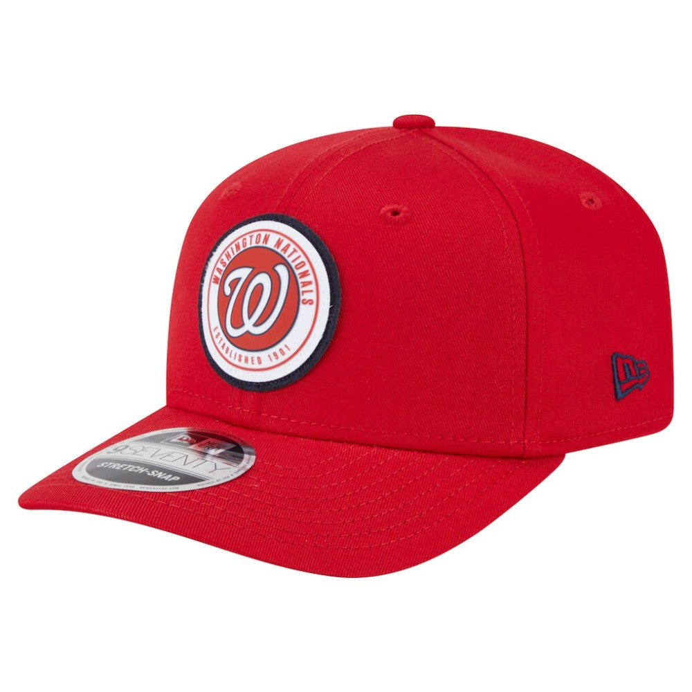 Washington Nationals New Era Circle Patch 9SEVENTY Stretch-Snap Hat - MLB Hats