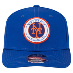 New York Mets New Era Circle Patch 9SEVENTY Stretch-Snap Hat - MLB Hats