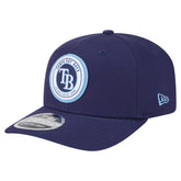 Tampa Bay Rays New Era Circle Patch 9SEVENTY Stretch-Snap Hat - MLB Hats