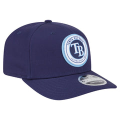 Tampa Bay Rays New Era Circle Patch 9SEVENTY Stretch-Snap Hat - MLB Hats