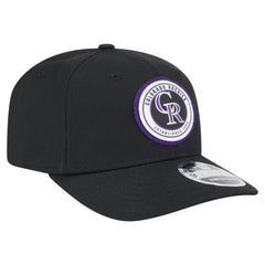Colorado Rockies New Era Circle Patch 9SEVENTY Stretch-Snap Hat - MLB Hats