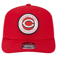 Cincinnati Reds New Era Circle Patch 9SEVENTY Stretch-Snap Hat - MLB Hats