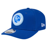 Kansas City Royals New Era Circle Patch 9SEVENTY Stretch-Snap Hat - MLB Hats